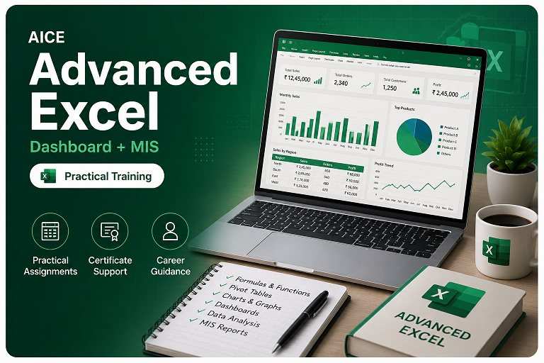Advanced Excel dashboard and MIS course image