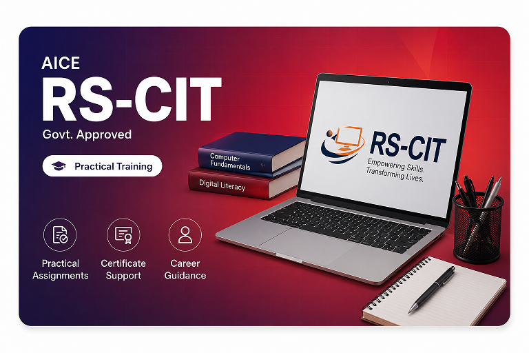 RS-CIT Course image - government approved computer course